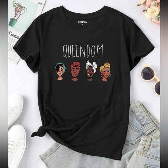New Queendom Graphic Tee, Short Sleeves - Picture 1 of 4